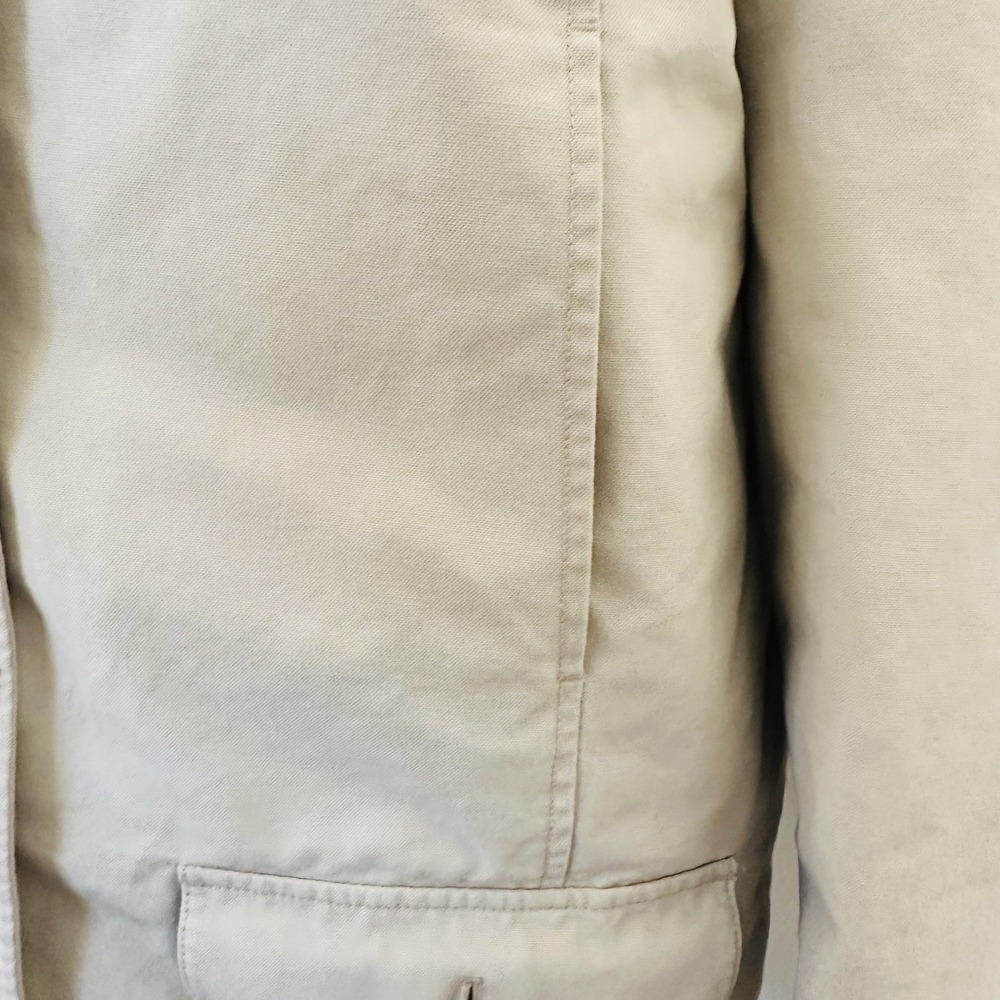 Vtg LL Bean Barn Jacket Womens 1X Tan Chore Field Quilt Lined Coat Thinsulate - Picture 4 of 13
